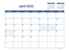 calendario abril 2025 02