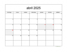 calendario abril 2025 05