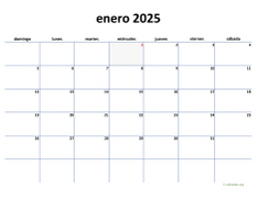 calendario enero 2025 04