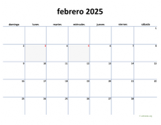 calendario febrero 2025 04