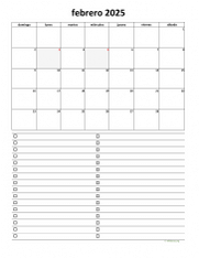 calendario febrero 2025 07