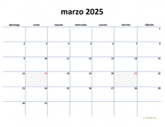calendario marzo 2025 04
