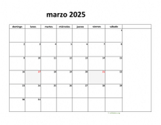 calendario marzo 2025 08