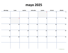 Calendario Mayo 2025 de México  WikiDates.org