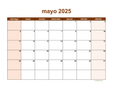 calendario mayo 2025 06