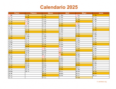 Calendario de México del 2025 09