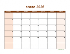 calendario mensual 2026 06