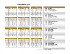 Calendario de México del 2027 03