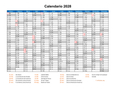 Calendario de México del 2028 08