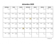 calendario diciembre 2029 01
