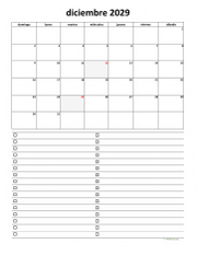 calendario diciembre 2029 07