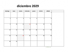 calendario diciembre 2029 08