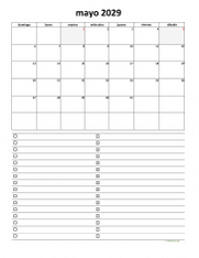 calendario mayo 2029 07