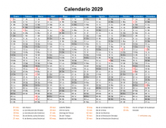 Calendario de México del 2029 08