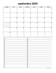 calendario septiembre 2029 07