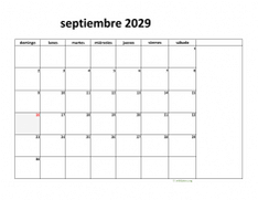 calendario septiembre 2029 08