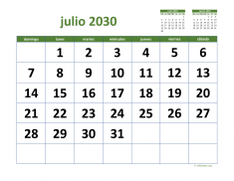 calendario julio 2030 03