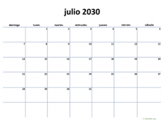 calendario julio 2030 04