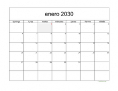 calendario mensual 2030 05