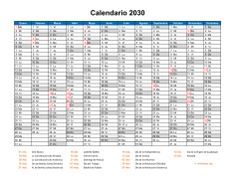 Calendario de México del 2030 08