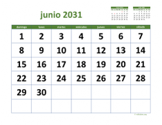 calendario junio 2031 03