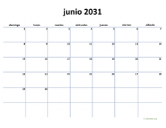calendario junio 2031 04