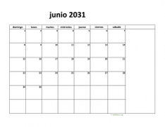 calendario junio 2031 08