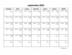 calendario septiembre 2031 01