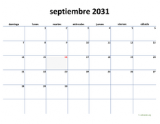 calendario septiembre 2031 04
