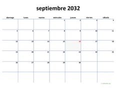 calendario septiembre 2032 04