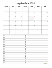 calendario septiembre 2032 07