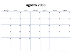 calendario agosto 2033 04