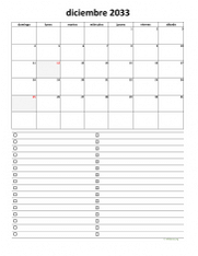 calendario diciembre 2033 07