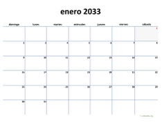 calendario enero 2033 04
