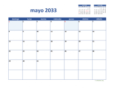 calendario mayo 2033 02