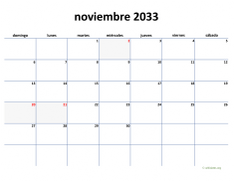 calendario noviembre 2033 04