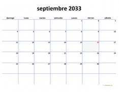 calendario septiembre 2033 04