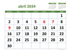 calendario abril 2034 03