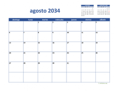 calendario agosto 2034 02