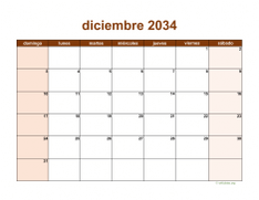 calendario diciembre 2034 06