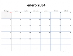 calendario enero 2034 04