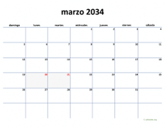 calendario marzo 2034 04