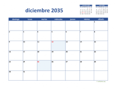 calendario diciembre 2035 02