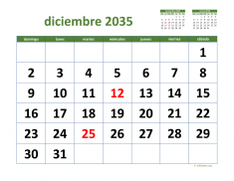 calendario diciembre 2035 03