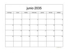calendario junio 2035 05