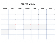 calendario marzo 2035 04