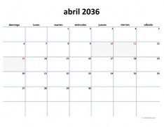 calendario abril 2036 04