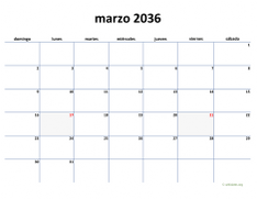 calendario marzo 2036 04