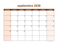 calendario septiembre 2036 06