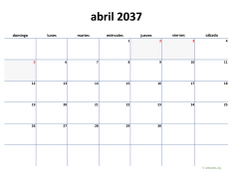 calendario abril 2037 04